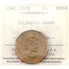 2008 Canada Olympic Loon Dollar ICCS Certified MS66