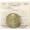 2017 Canada Loon Dollar ICCS Certified MS67