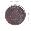 Spain 1870 OM 10 Centimos VF-EF (VF30) Corrosion