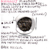 India Medieval Kanauj Kingdom 850-900CE Boar-headed Vishnu Silver Historical Copy