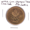 2002 Coca-Cola Canadian Olympic Men's Hockey Team Medallion: Joe Sakic (Impaired)