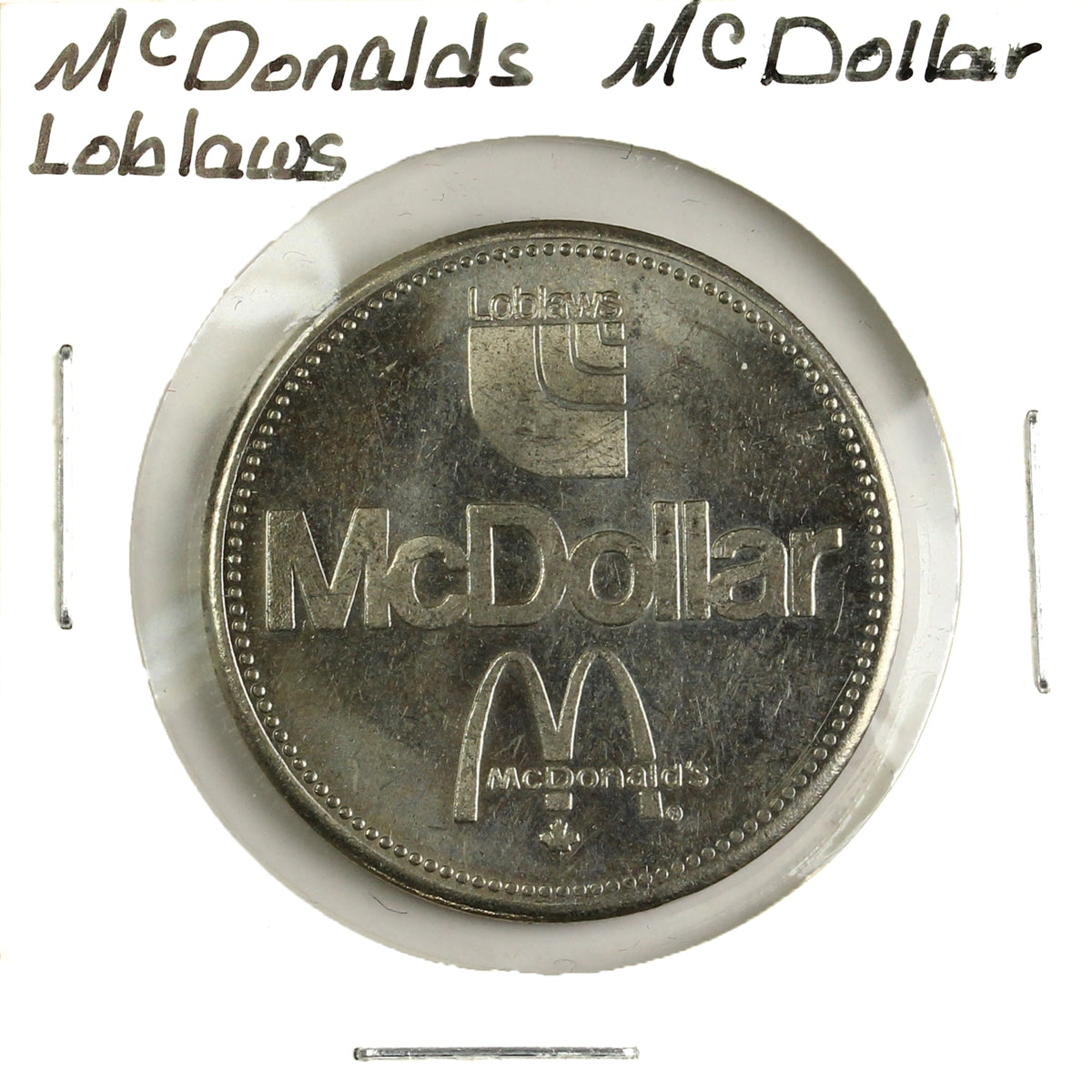 Loblaws/McDonald's McDollar Trade Token