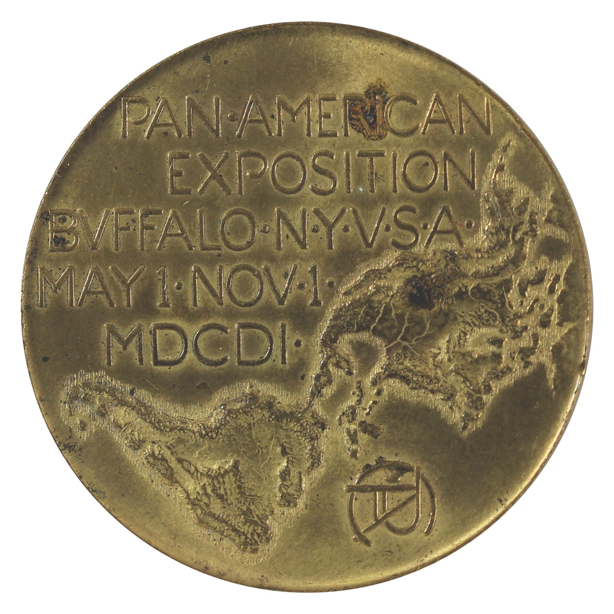 1901 Pan-American Exposition, Buffalo, Medallion