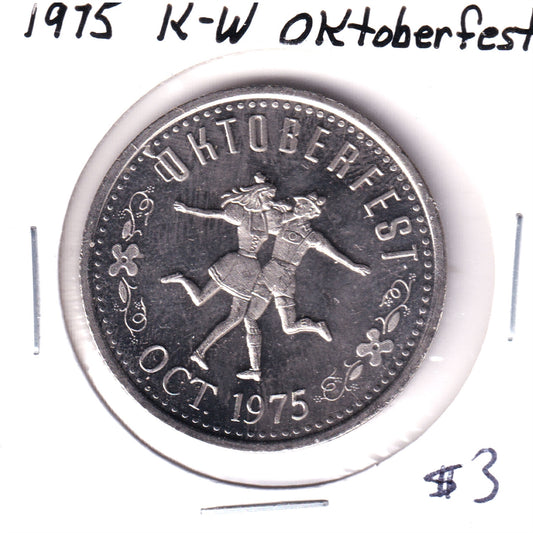 1975 Kitchener-Waterloo Oktoberfest Trade Dollar Token