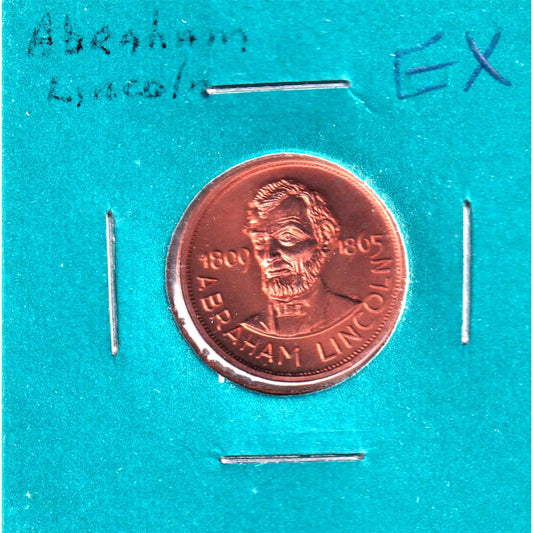 Abraham Lincoln Medallion: 16th President of the United States of America
