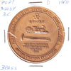 1971 Port Moody Golden Spike Days BC Centennial Dollar Brass Trade Token