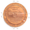 1971 Port Moody Golden Spike Days BC Centennial Dollar Brass Trade Token