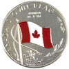 1967 Canada's Own Flag Enamelled Medallion