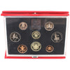 1986 Great Britain 8-coin Proof Set in Deluxe Case (Some issues)