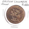 Circa 1965-1968 British Columbia Pacific Dogwood Medallion from Shell Gas