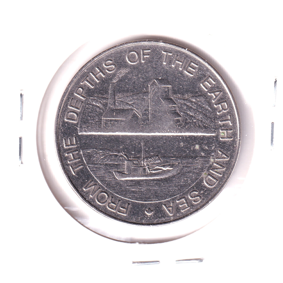 1976 Glace Bay, NS, 75th Anniversary Medallion: From the Depths of the Earth and Sea