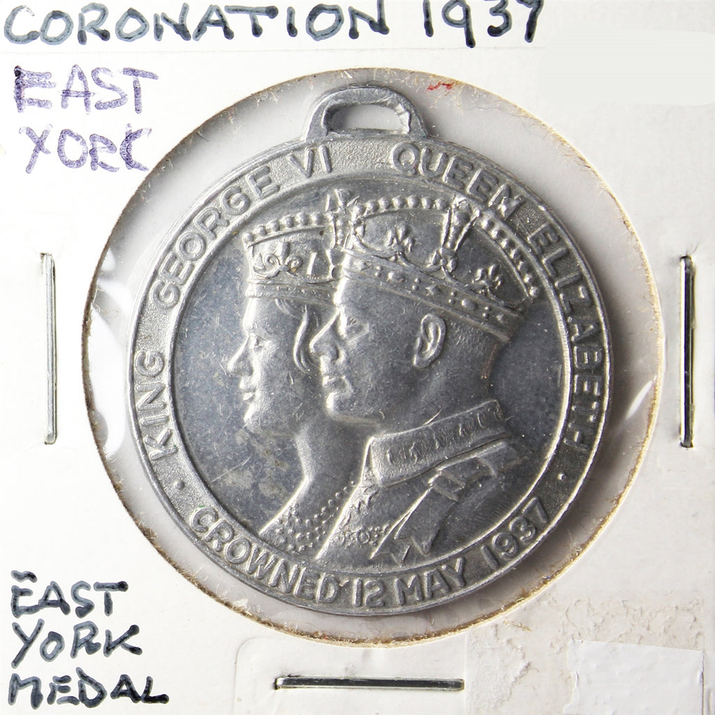 1937 East York King George VI & Queen Elizabeth Coronation Medal