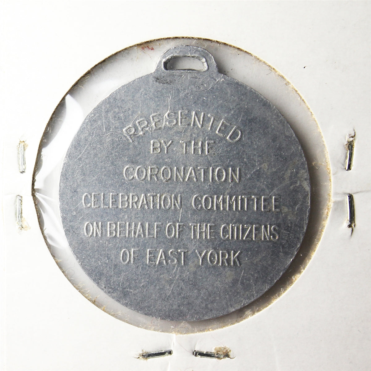 1937 East York King George VI & Queen Elizabeth Coronation Medal