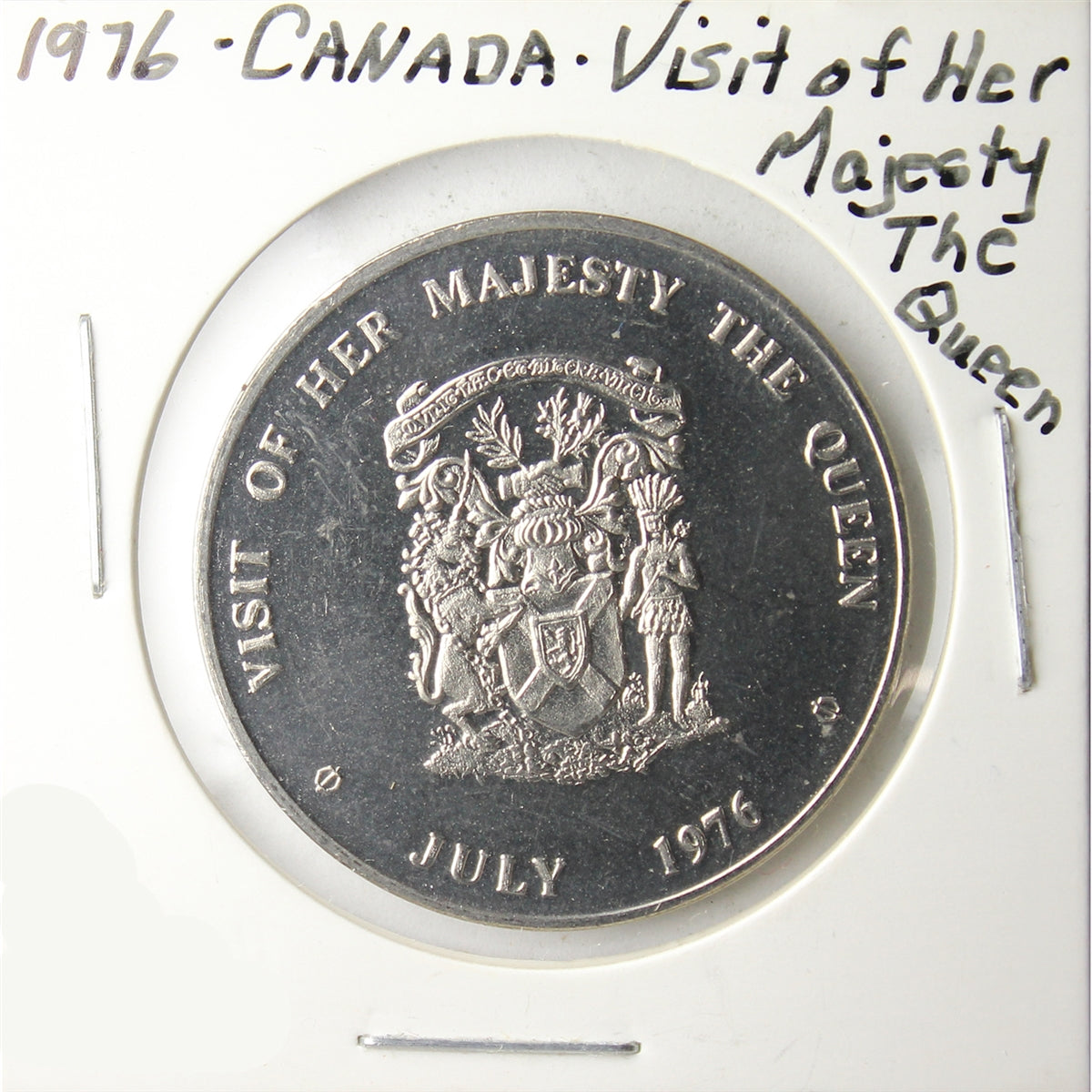 1976 Canada Visit of Her Majesty the Queen Medallion