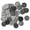40 x 1951-1954 Steel Canada 5 Cents in Avg. Circ Condition. Mega28