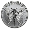 Cryptozoology - The Mothman High Relief 2oz. .999 Silver Round (No Tax) Light Toning/Scr