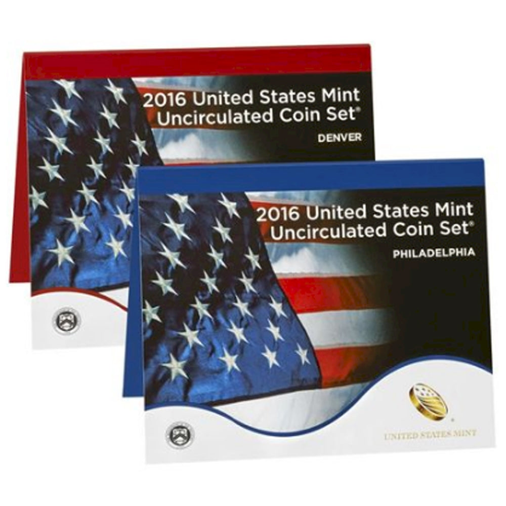 2016 USA Uncirculated Coin Set, P&D Mints (Sealed)