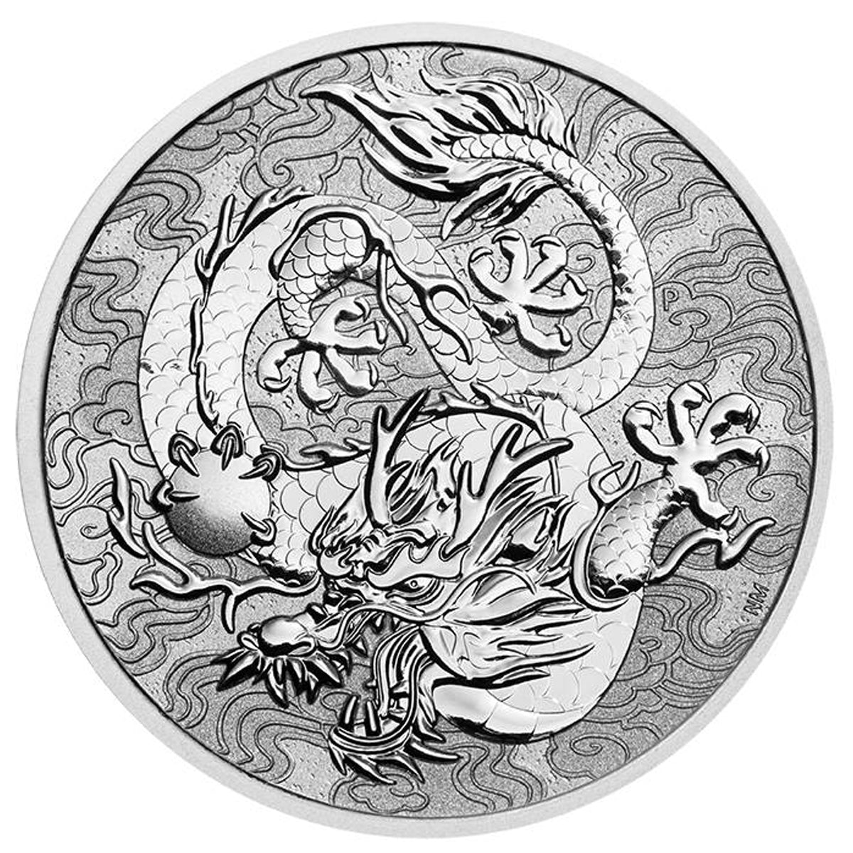 2021 Australia $1 Myths & Legends: Dragon 1oz .9999 Silver (No Tax) Capsule Scr