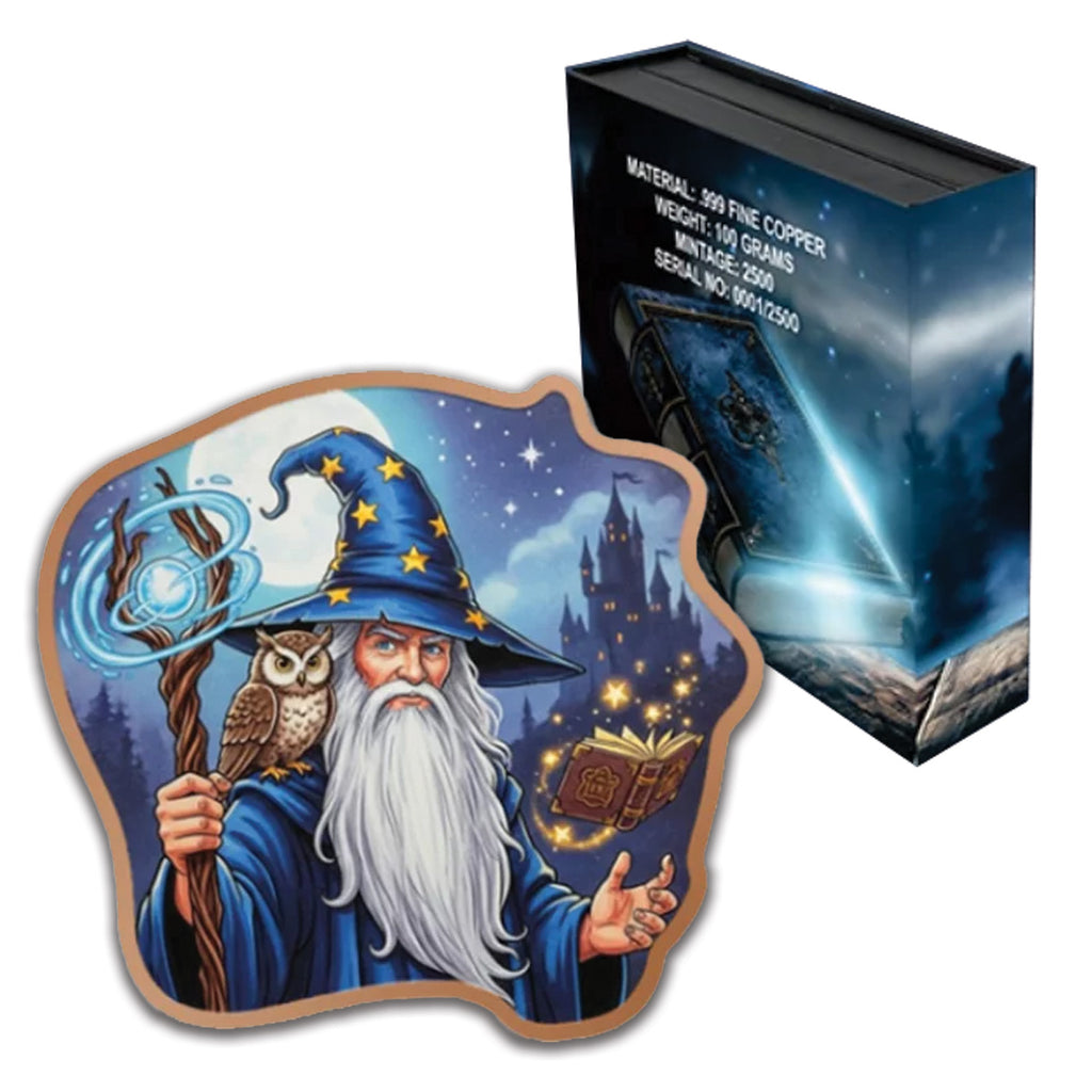 Practitioner of Magic 100 GRAM .999 Fine Copper on Display Box