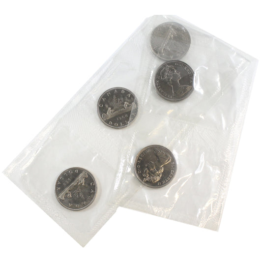 Strip of 5x 1968 Canada Dollars Proof Like (Sealed by Mint)