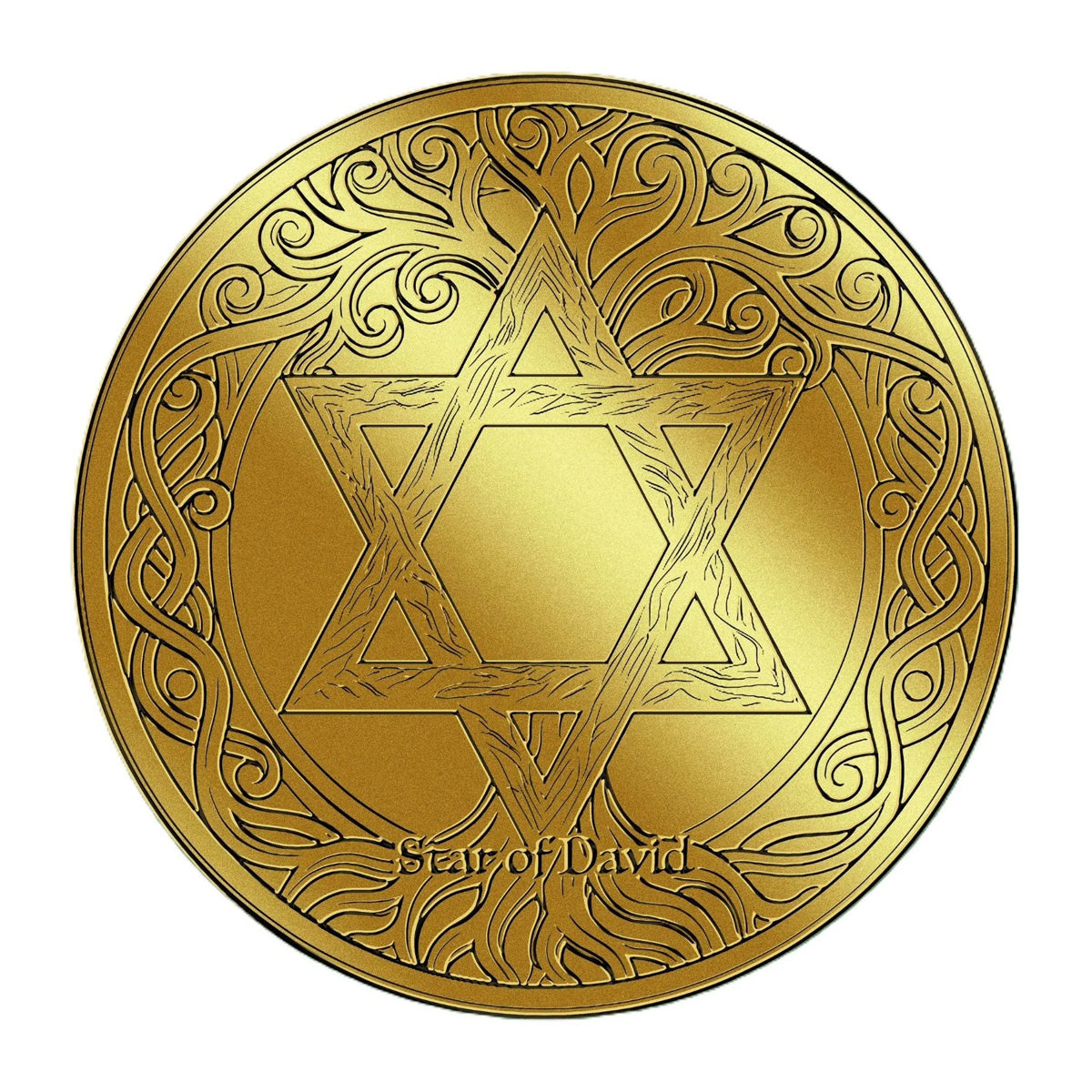 2026 Liberia $12 Star of David 1/1000oz 24K .9999 Gold in Card (No Tax)