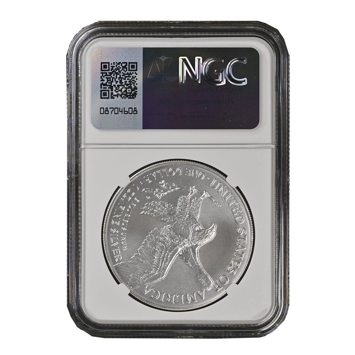 2023 $1 Eagle NGC Cert. MS70 in Invention Series: Sticky Note Holder (No Tax) Missing COA