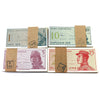 Lot of 4x 1964 Indonesia Original Bundles of 100+ Notes, 1, 5, 10 & 25 Sen, 4 Bundles