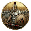 Spartan Army 24k Gold Gilded 5oz. AVDP .999 Fine Copper Medal