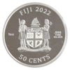 Fiji 2022 50 Cents Ancient Warriors: Samurai 1oz. Fine Silver (No Tax)