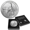 2014 (P) USA Everglades 5oz .999 Silver Coin in Box (No Tax) Outer Sleeve Bent