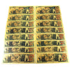 Lot of 16x Star Wars USA $100 gold plated - 16 Different Characters, 16Pcs
