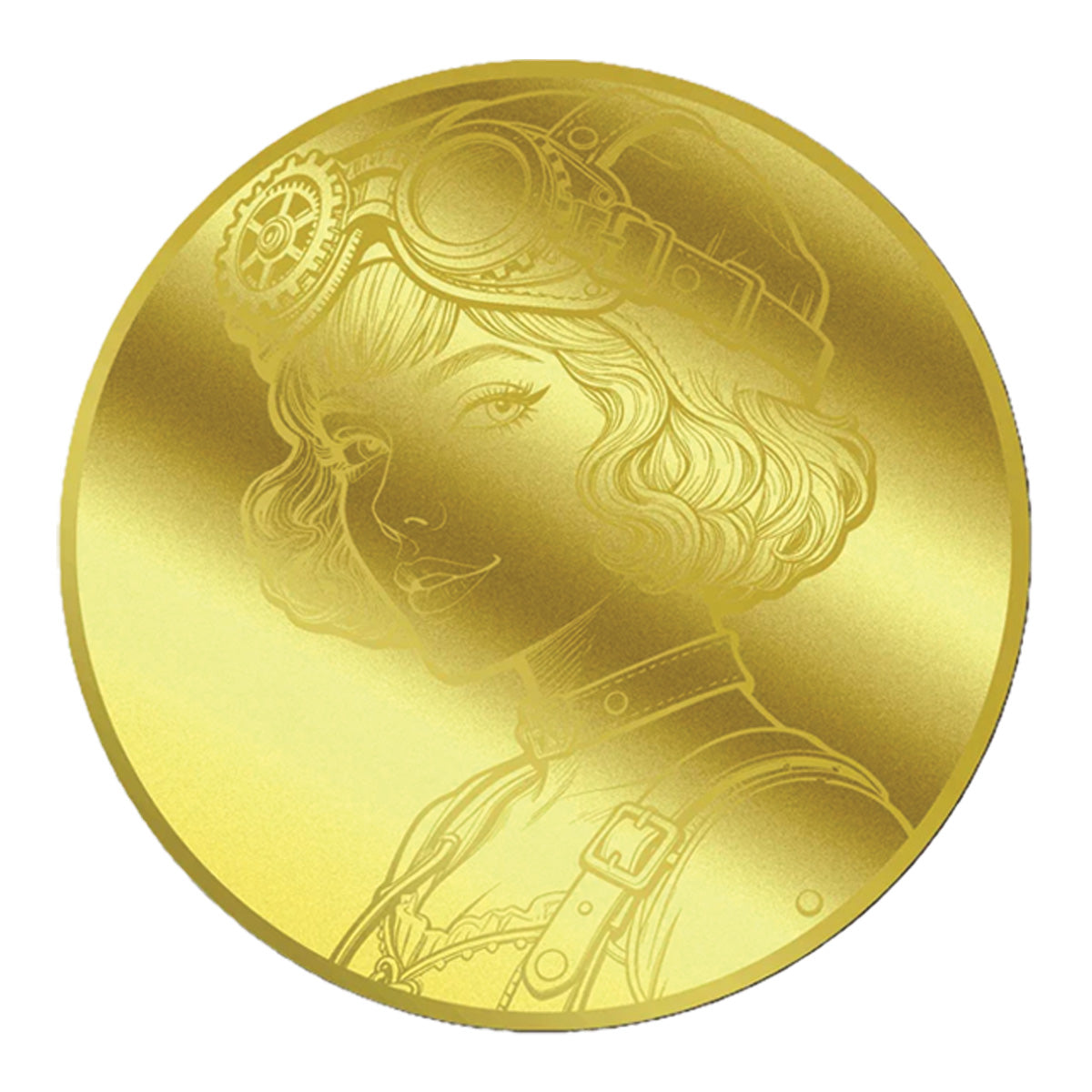 2026 Liberia $12 Steampunk Origin 1/1000oz 24K .9999 Gold in Card (No Tax)