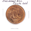 Buccaneer Inn (Florida) Anne Bonny - Pirate Gold - Advertisement Token (Spots/toning)