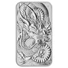 2021 Australia $1 Dragon Bar .9999 Silver (No Tax) Lightly Toned