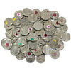 Mixed Lot of 100x ALL Coloured Commemorative Canada 25-cents (average circulated) 100Pc (Duplicates Possible)