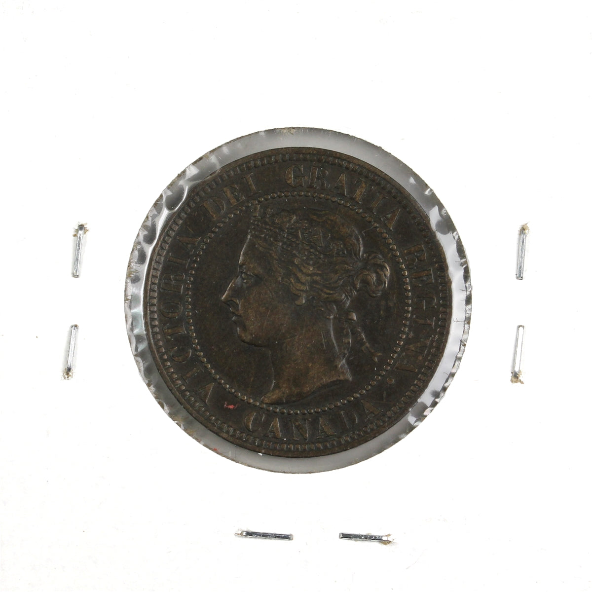 1897 Canada 1-cent VF-EF (VF30) Corrosion, nicks, or impaired