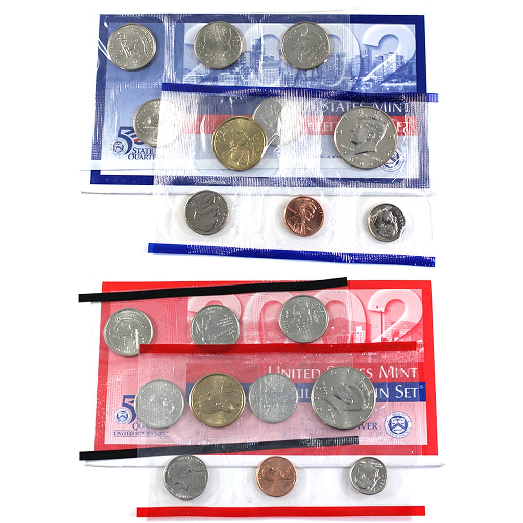 2002 USA Uncirculated Coin Set, P&D Mints (Issues)