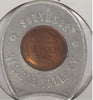 1949 Niagara Falls Horseshoe Good Luck Charm with Lincoln Head Penny