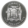 Jamaica 1975 $10 Christopher Columbus Sterling Silver Proof (May be scuffed, scratched)
