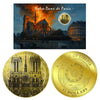 2026 Liberia $12 Notre Dome 1/1000oz 24K .9999 Gold in Card (No Tax)