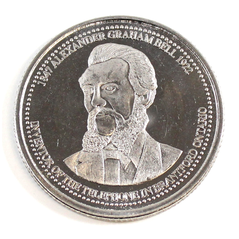 1997 Brantford's Sesquicentennial $1.50 Trade Dollar Token: Alexander Graham Bell