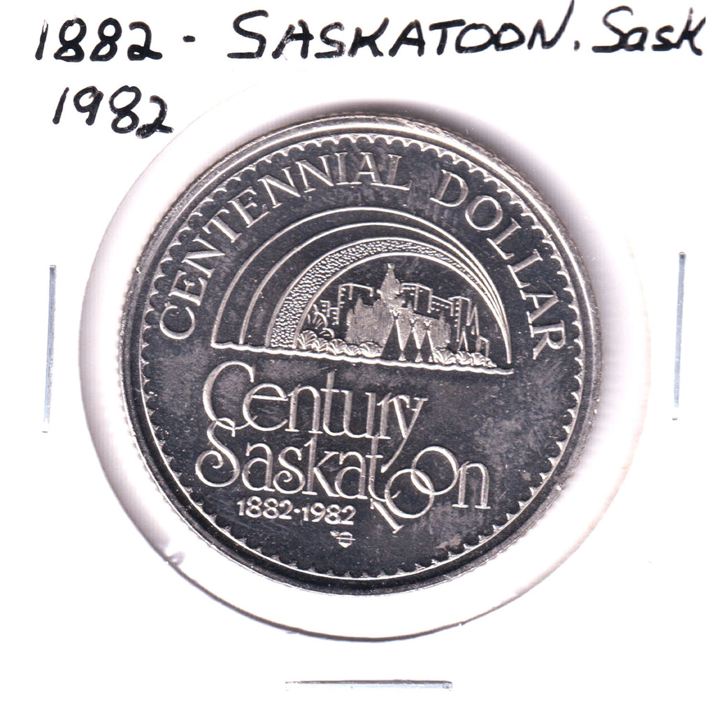 1882-1982 Saskatoon Saskatchewan Trade Dollar Token - Centennial