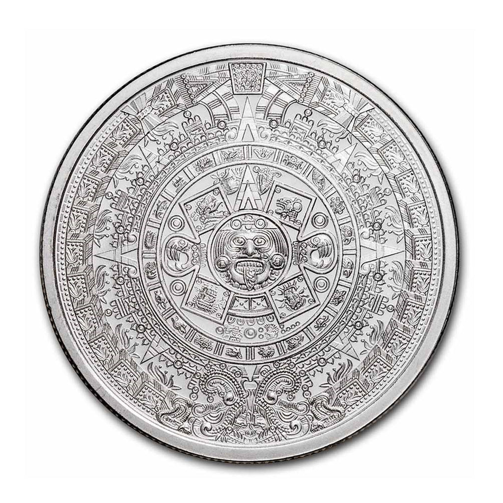 Aztec Calendar 1/2oz. .999 Silver Round (No Tax)