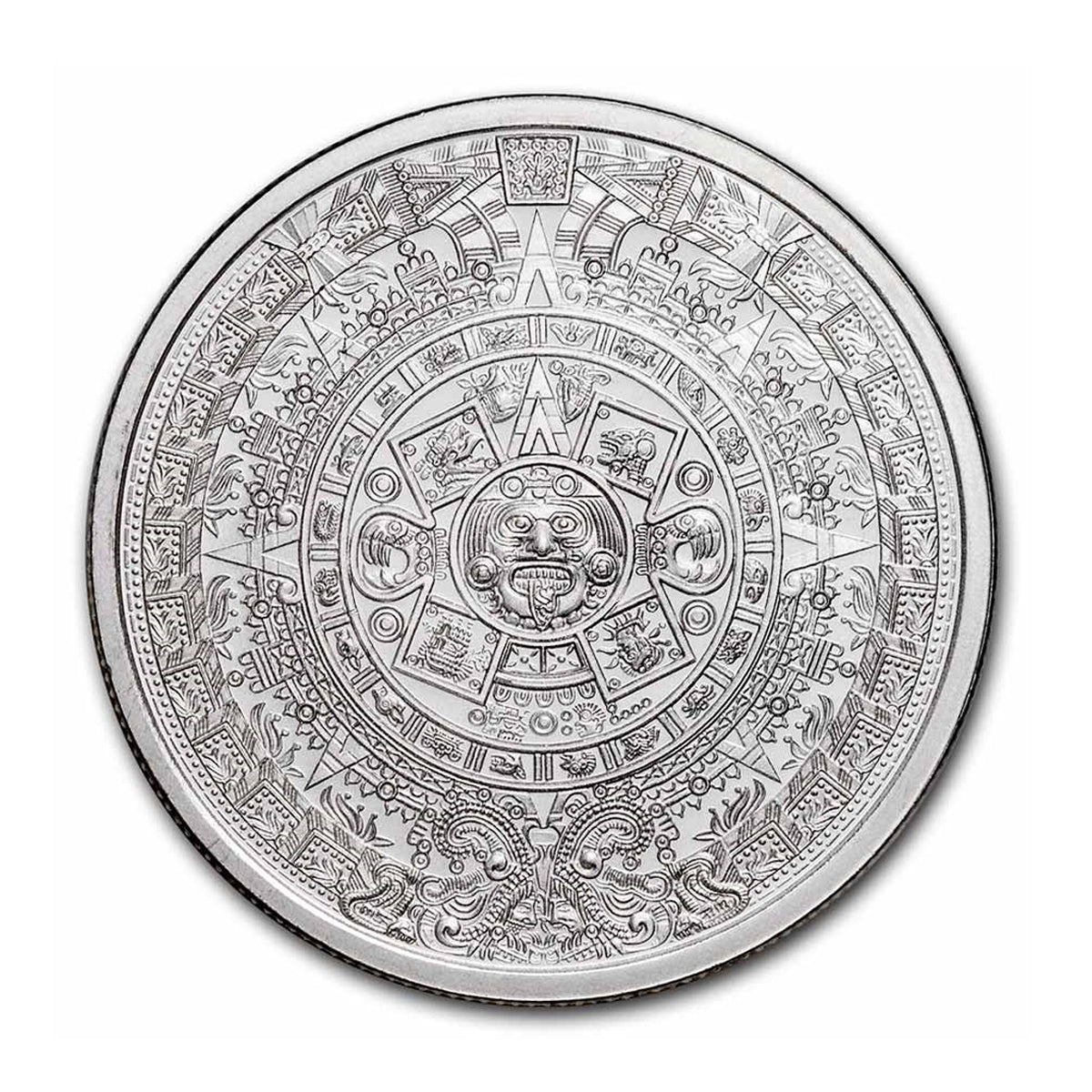 Aztec Calendar 1/2oz. .999 Silver Round (No Tax)