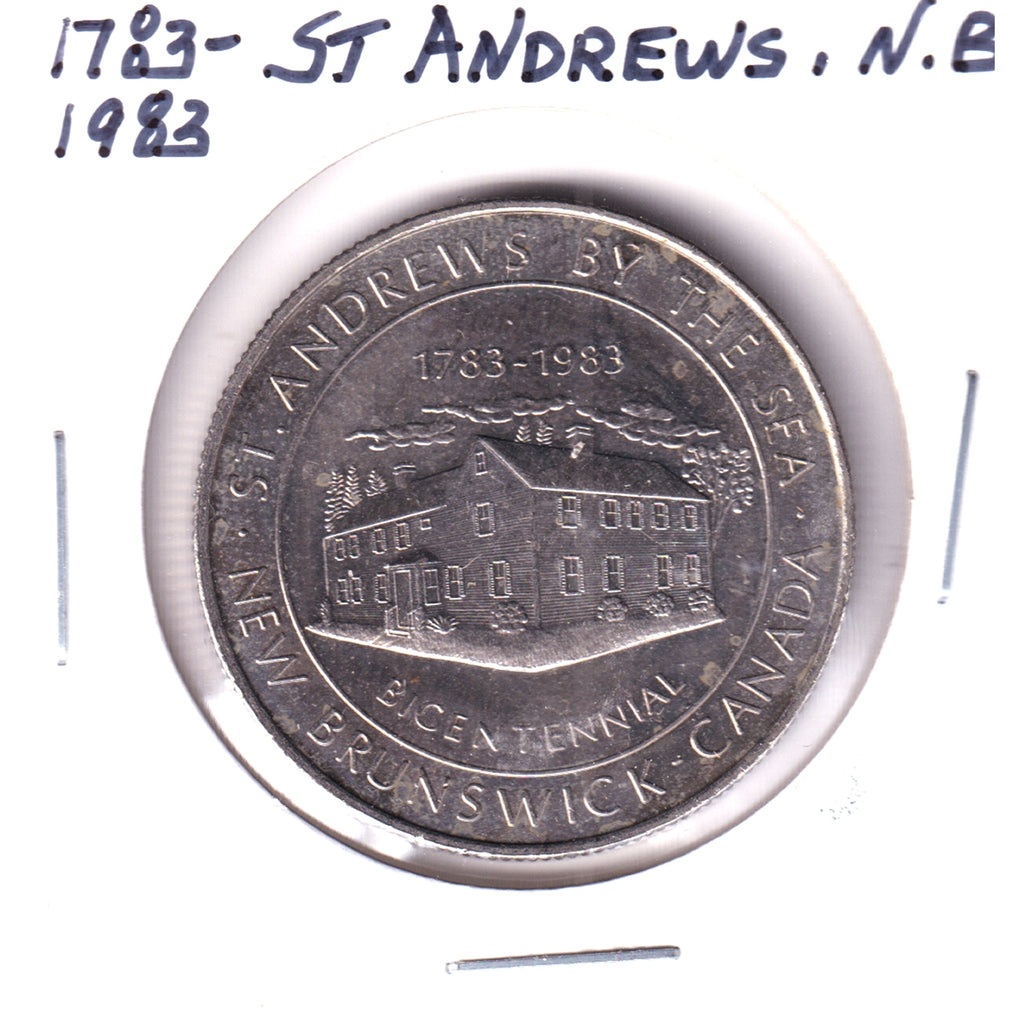 St. Andrews By the Sea, New Brunswick, 1983 Bicentennial $2 Trade Dollar