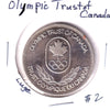 Olympic Trust of Canada 1980 Fundraising Token - Luge