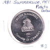 Summerside, Prince Edward Island, 1981 Potato Dollar Trade Token
