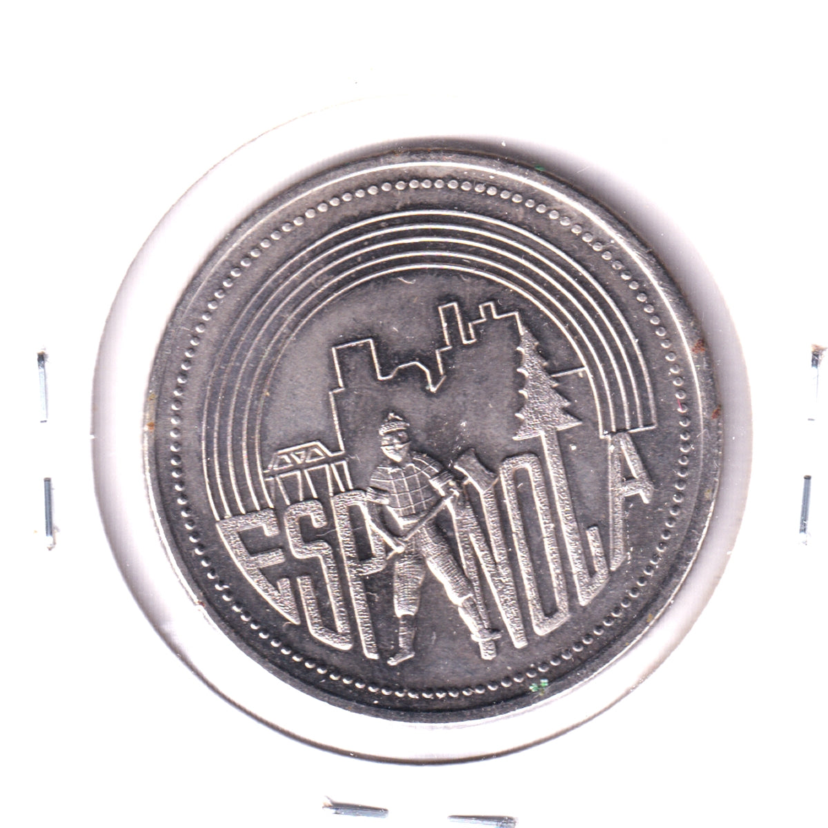 Espanola, Ontario, 1984 Voyageur Marathon Trade Dollar Token