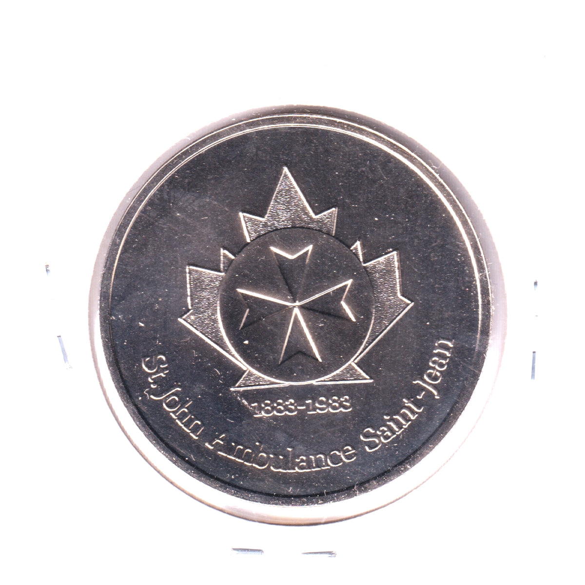 St. John Ambulance 1983 Centennial Medallion