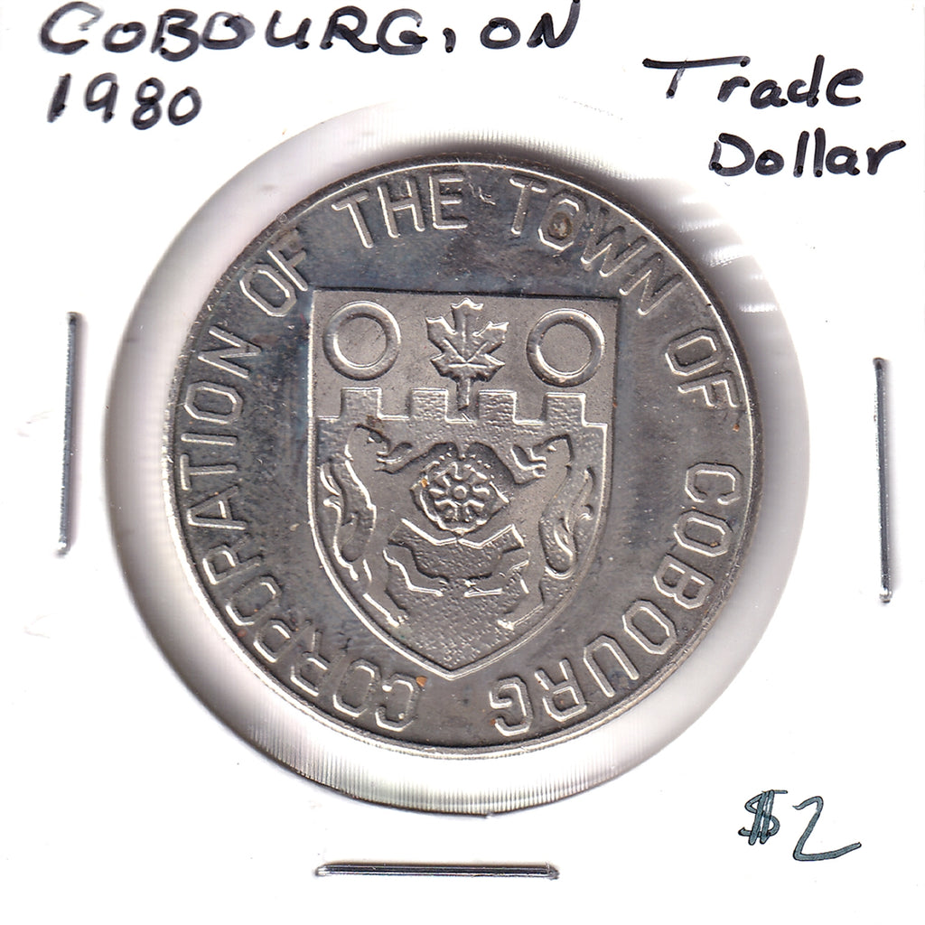1980 Cobourg, ON, Trade Dollar Token: Victoria Hall